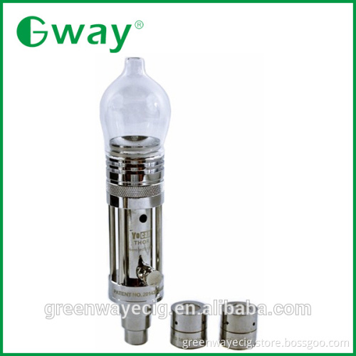 Hottest selling dry herb vaporizer Yocan thor dry herb vaporizer Nero Technology glass smoking pipe enail Yocan Thor